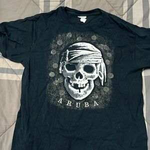 Skeleton cotton tee shirt